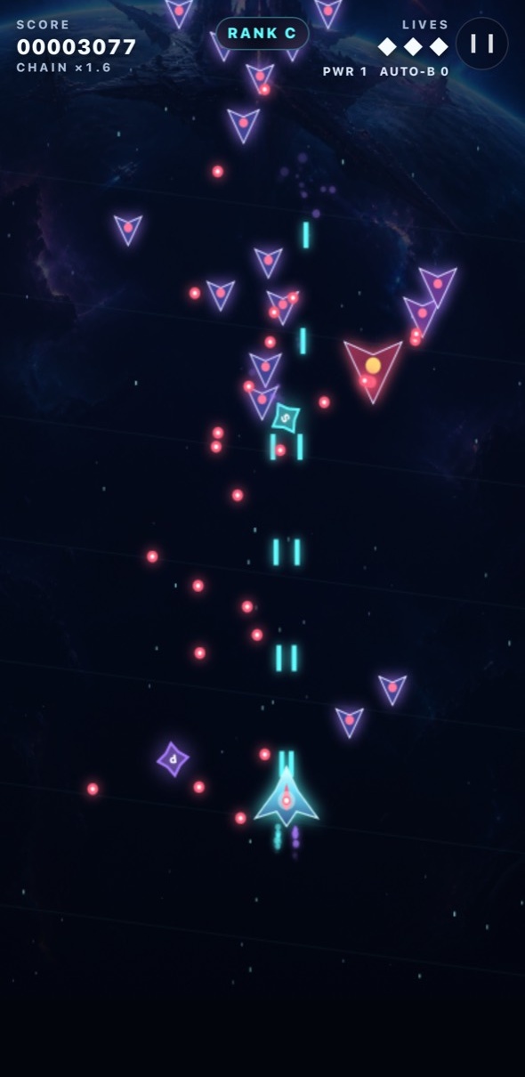 VOID STRIKEのプレイ画面